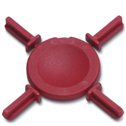 Phoenix Contact Keying star; Length: 3mm; Width: 3mm; Height: 6mm; Color: Red